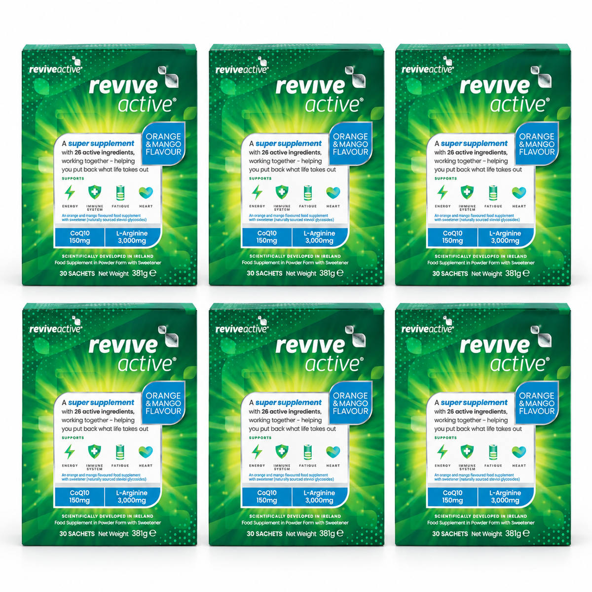 Revive Active Original Orange & Mango Sachets - 6 Months Supply (180 Sachets)