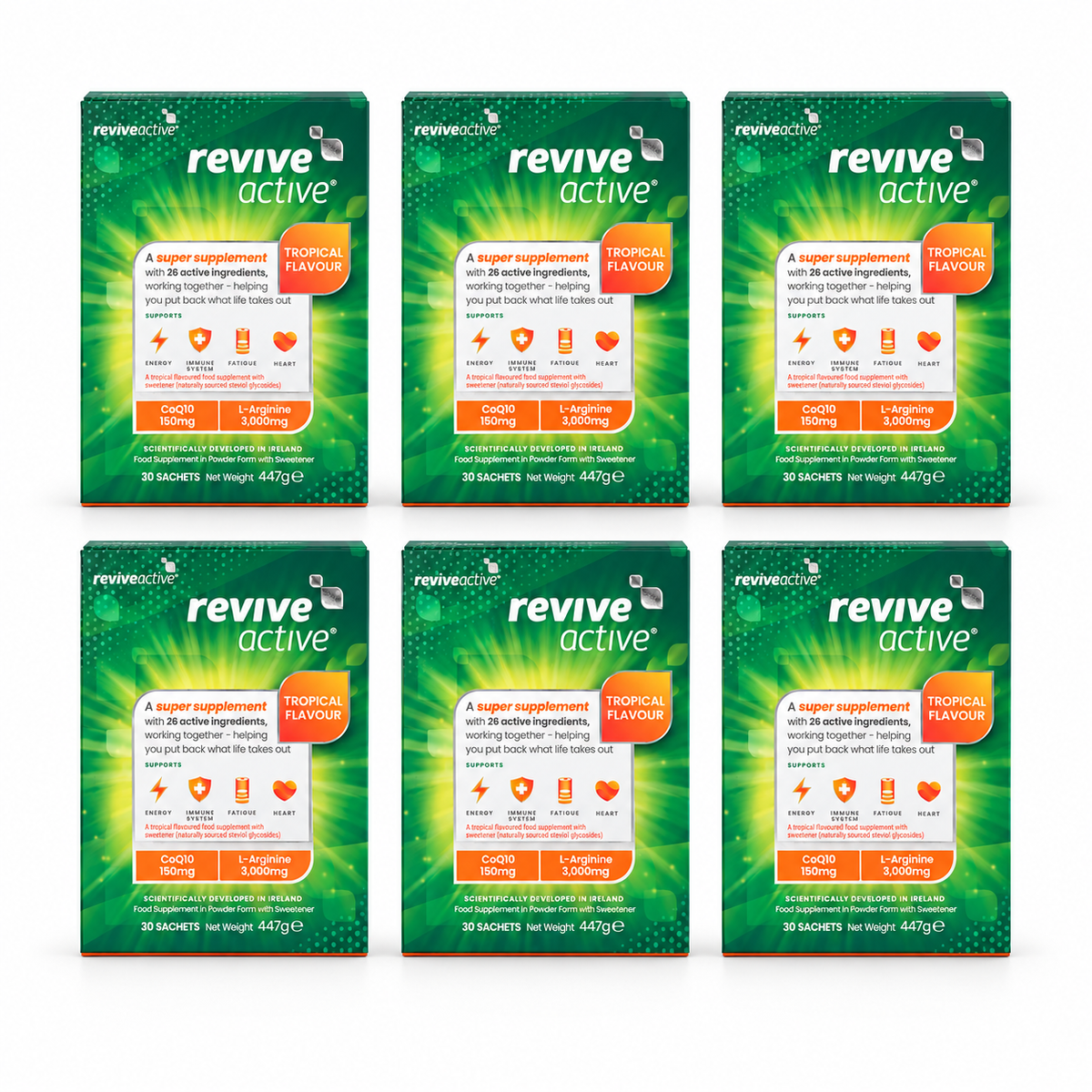 Revive Active Tropical Sachets - 6 Months Supply (180 Sachets)