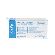 Romed Alcohol Prep Pads - 100 Pack