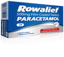 Rowalief Paracetamol 500mg Film Coated Tablets - 24 Pack