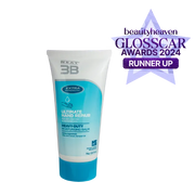 Neat Feat 3B Ultimate Hand Repair Moisturising Balm tube, blue and white with a blue cap, featuring a Beauty Heaven Glosscar Awards 2024 Runner-Up sticker in the corner.