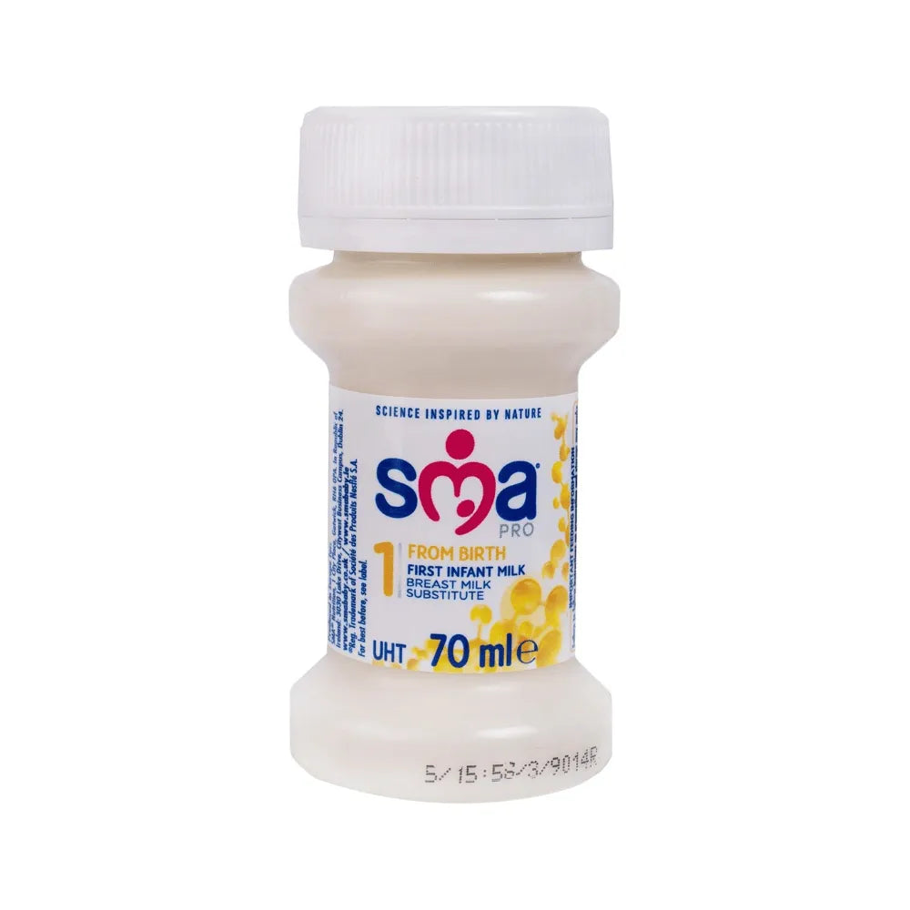 SMA PRO First Milk 32x70ml + Cow & Gate RTF Preterm Teats (32 Teats)