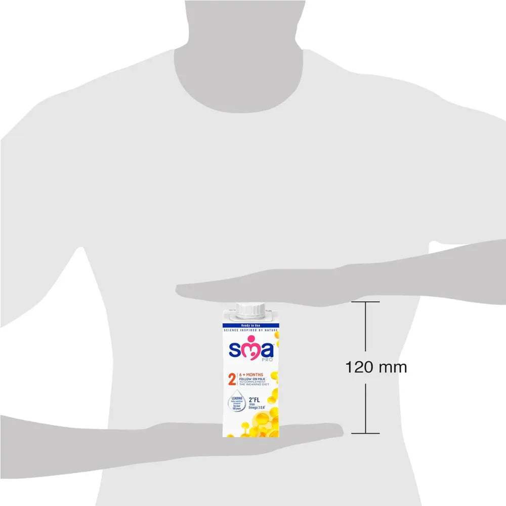 SMA Pro 2 Follow on Milk 6+ Months - 12 x 200ml