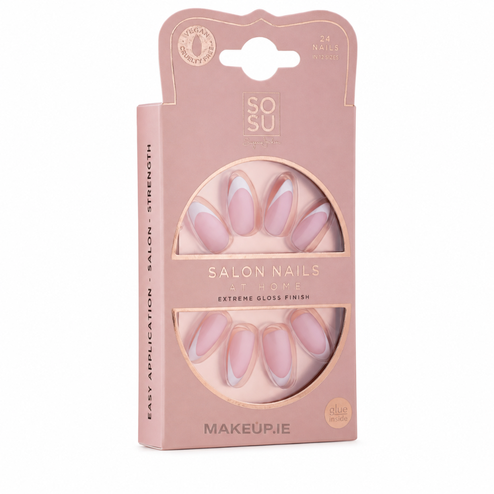 SOSU Frenchie Medium Stiletto Nails