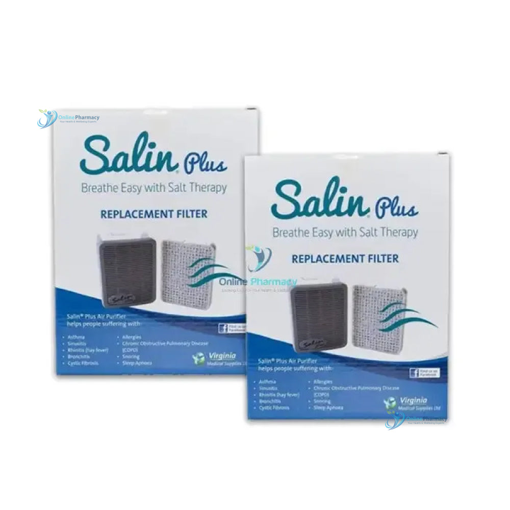 Salin Plus Salt Therapy Filter - Double Pack Offer