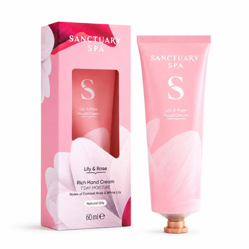 Sanctuary Spa Lily & Damask Rose Hand Cream - 60ml