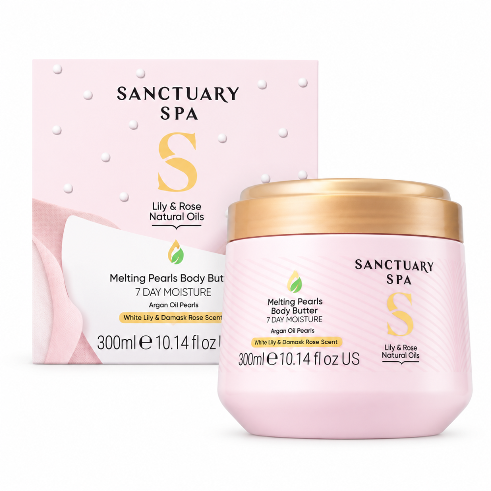 Sanctuary Spa Lily & Rose Melting Pearls Body Butter - 300ml