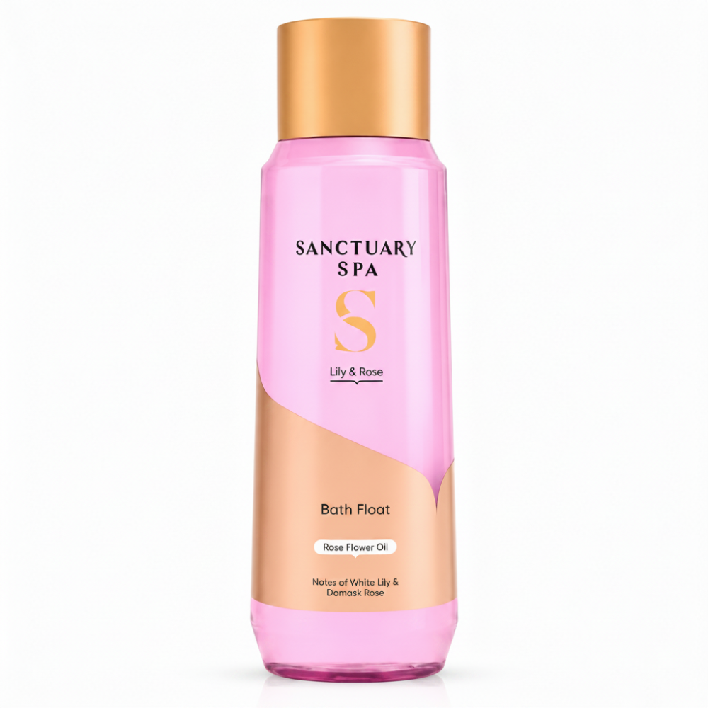 Sanctuary Spa White Lily & Damask Rose Bath Float - 500ml