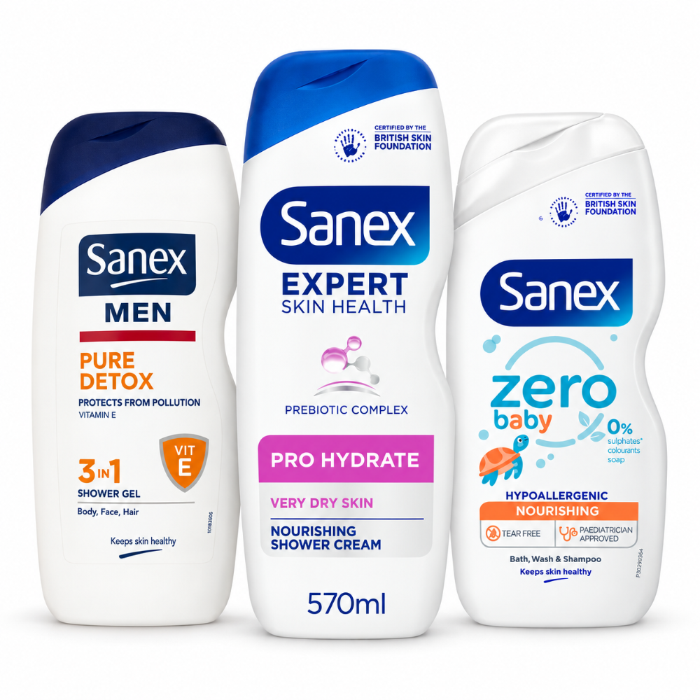 Sanex Family Shower and Bath Bundle