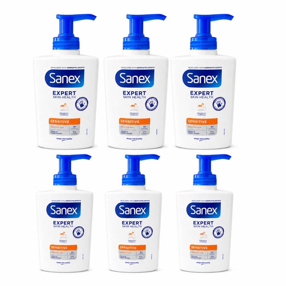 Sanex Handwash Expert Sensitive 6 Pack