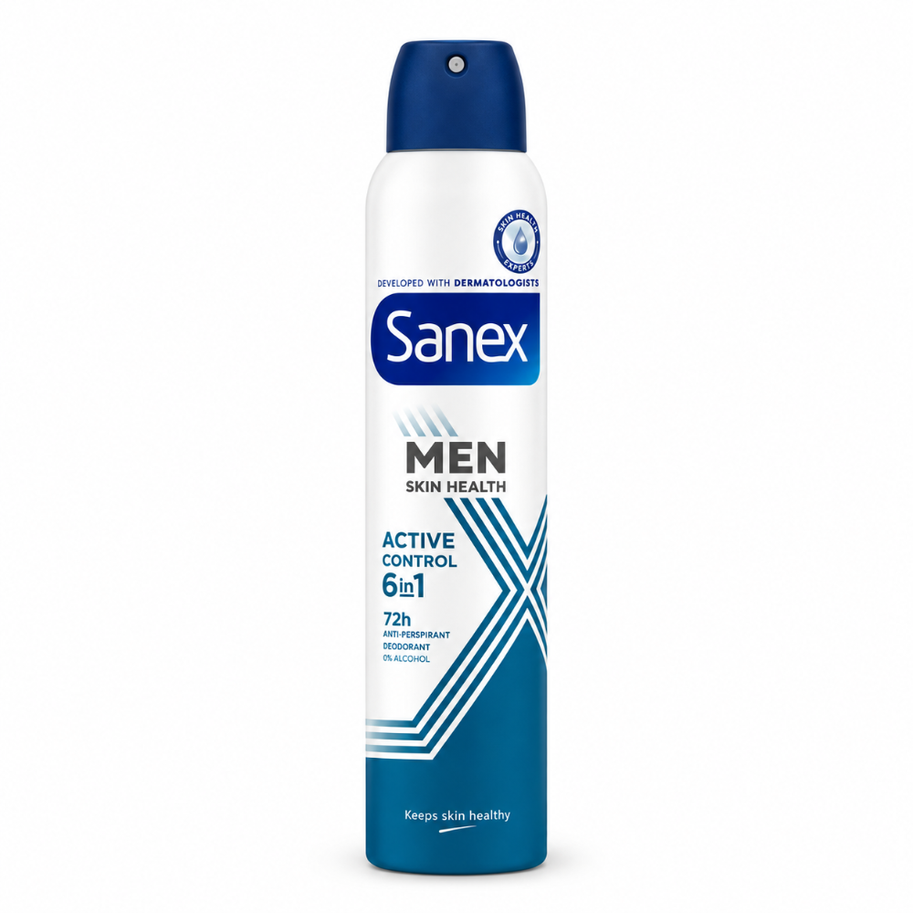 Sanex Men Health Active Control 6 in 1 Anti-Perspirant - 200ml