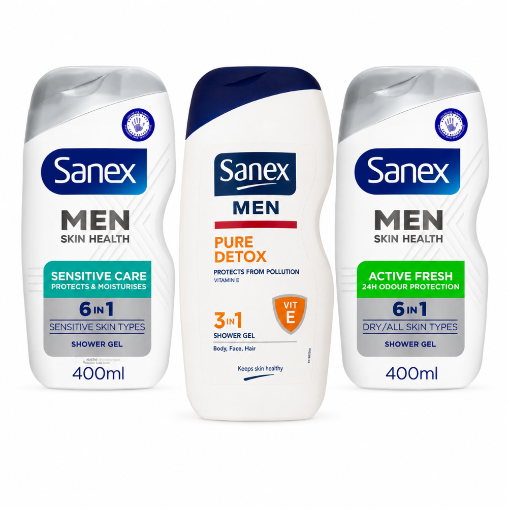 Sanex Men Shower Gel Bundle