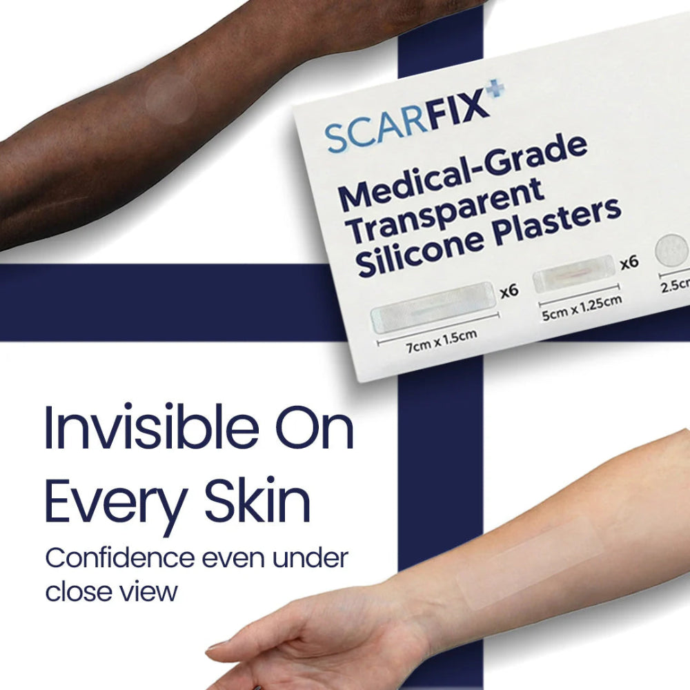 ScarFix+ Medical Transparent Silicone Plasters