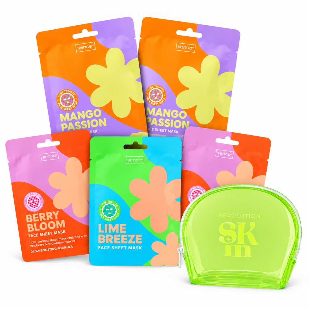 Sence Face Sheet Mask Variety Bundle – 5 Pack
