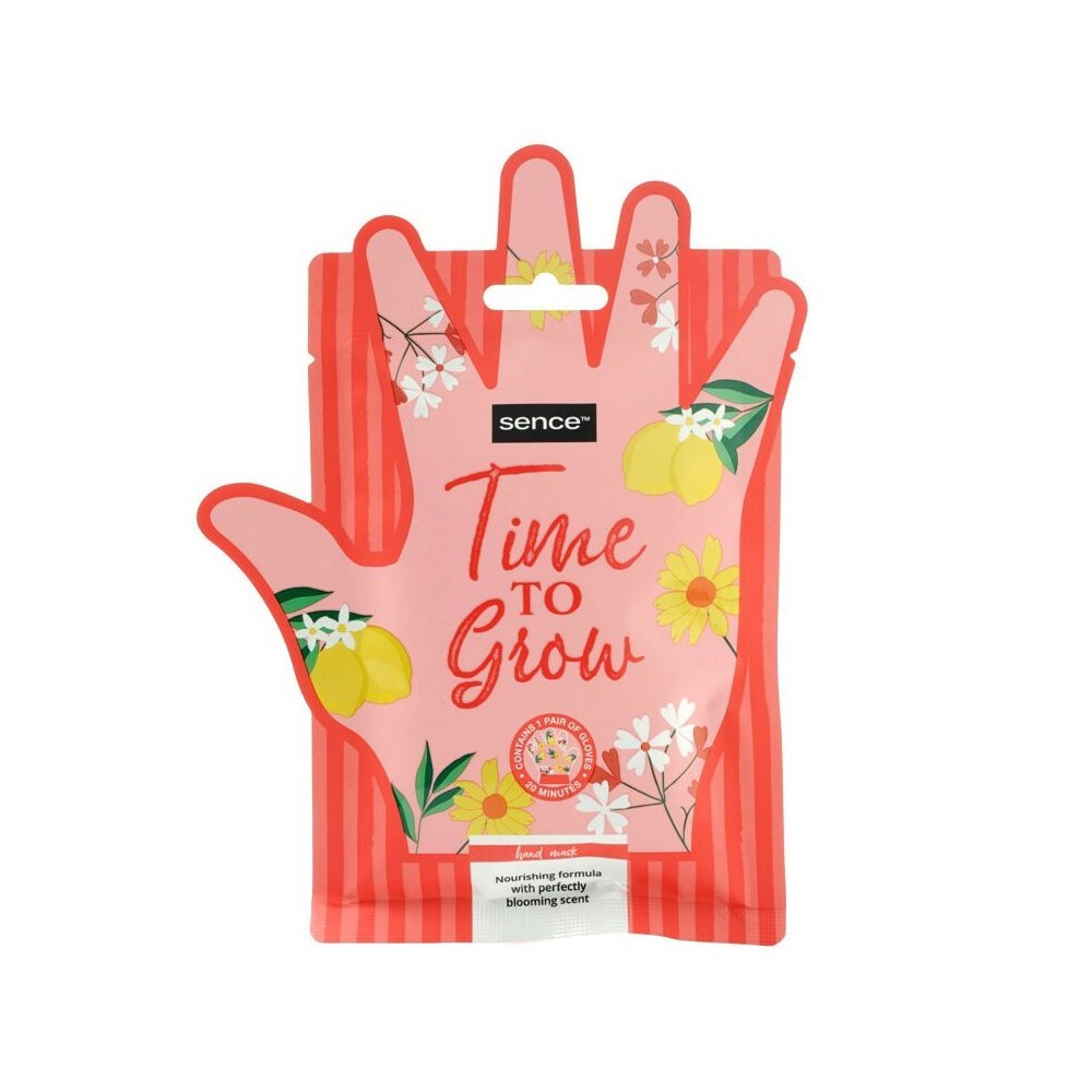 Sence Time To Grow Hand Mask