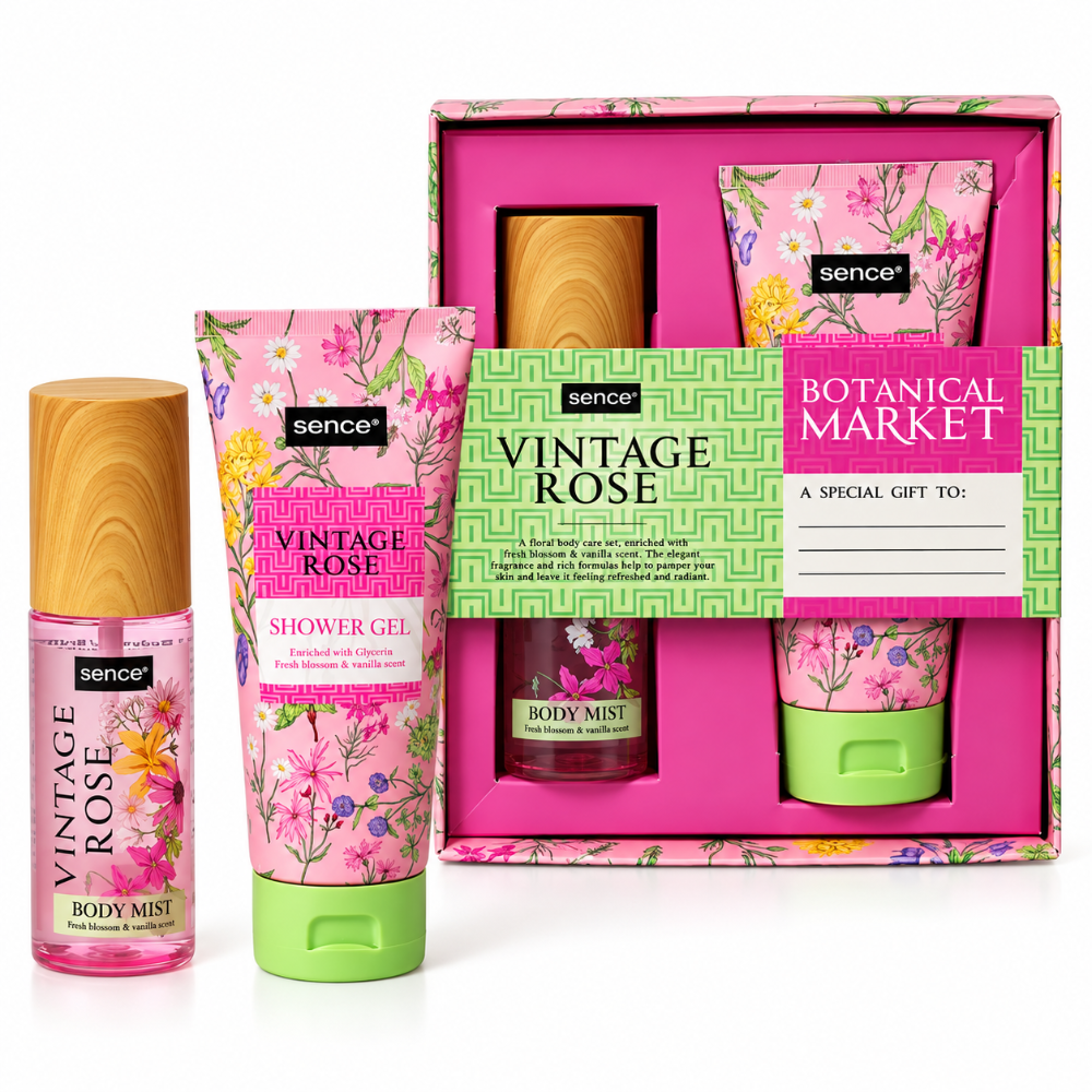 Sence Botanical Market Vintage Rose Gift Set 