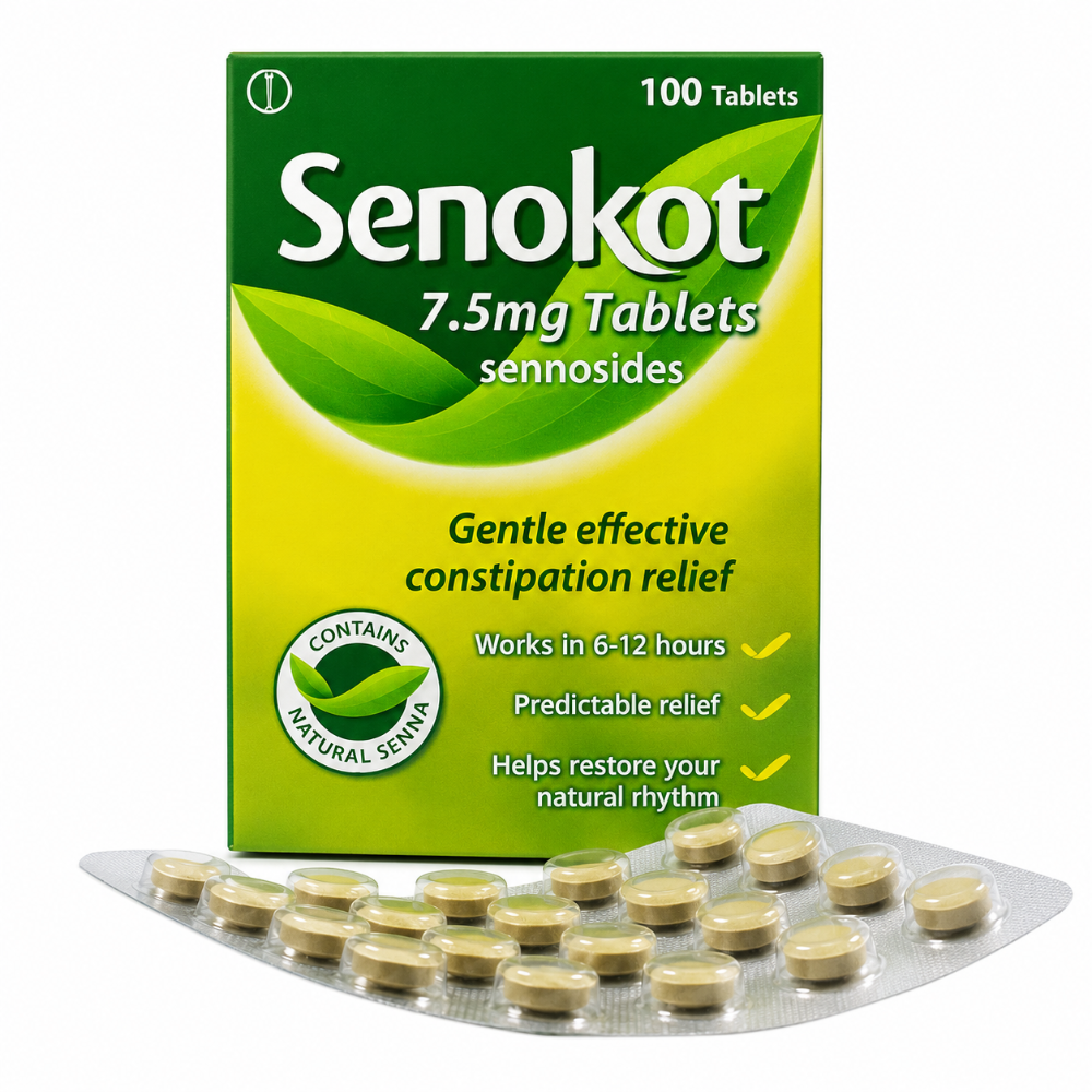 Senokot Sennosides 7.5mg Tablets - 100 Pack