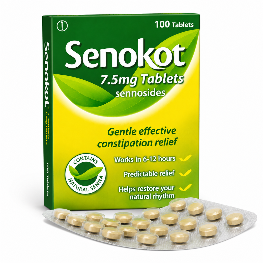 Senokot Sennosides 7.5mg Tablets - 100 Pack
