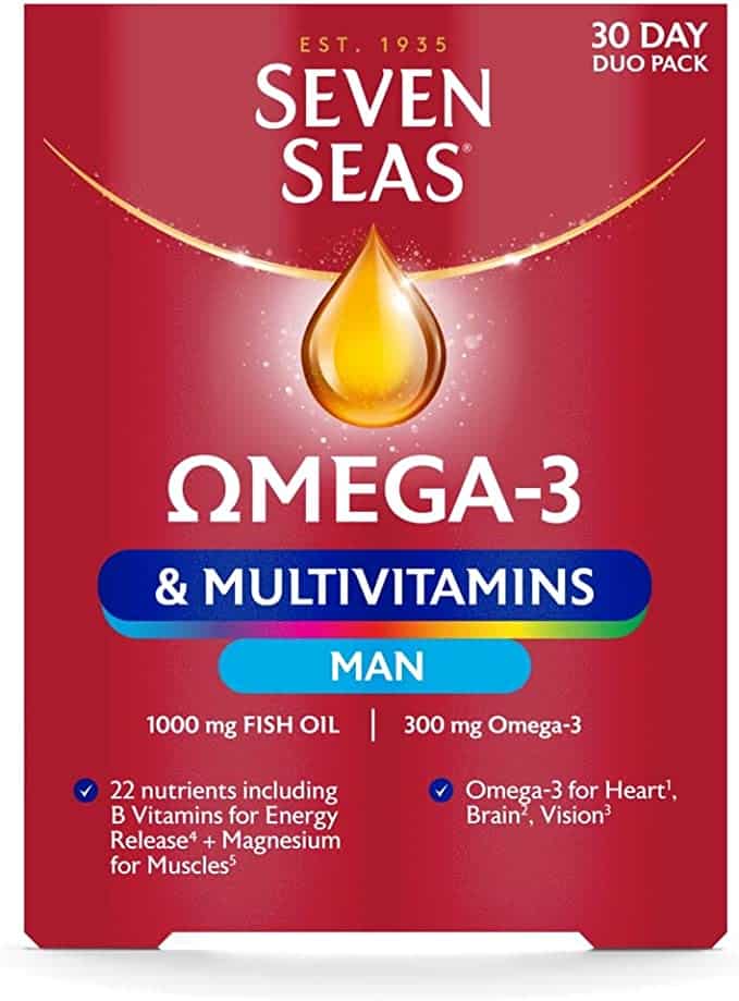 Seven Seas Omega-3 & Multivitamin Man - 30 Day Duo Pack
