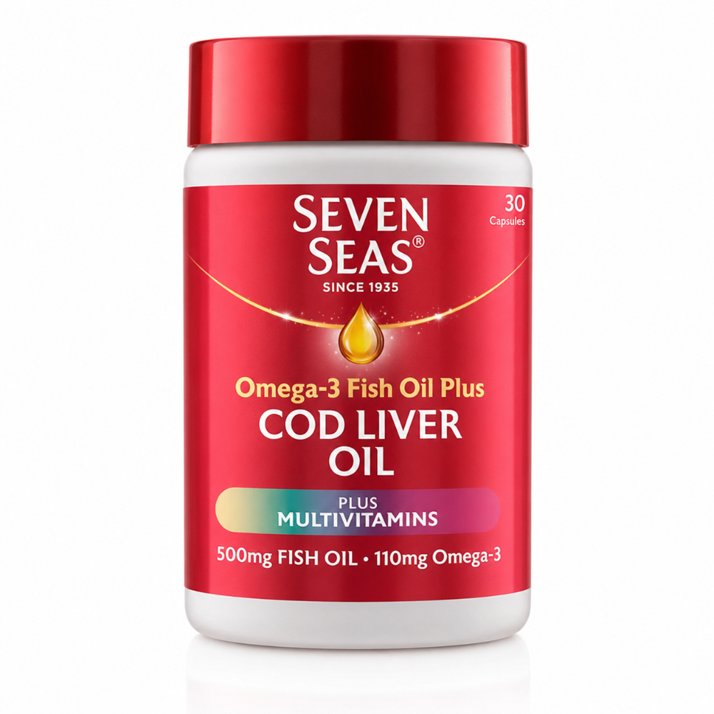 Seven Seas Cod Liver Oil + Multivitamin Capsules - 30 Pack