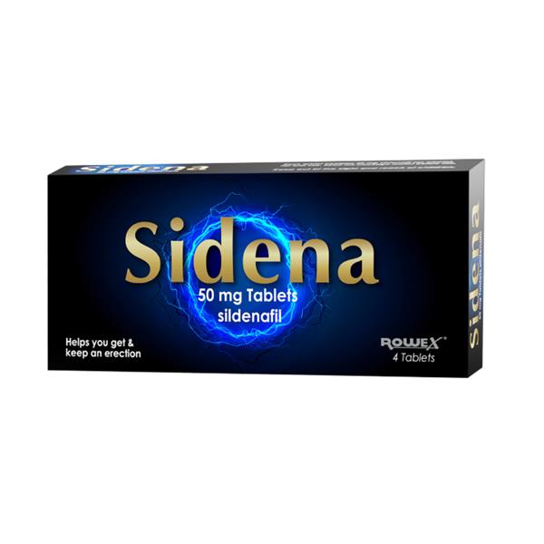 Sidena (Sildenafil) 50mg Tablets - 4/8 Pack