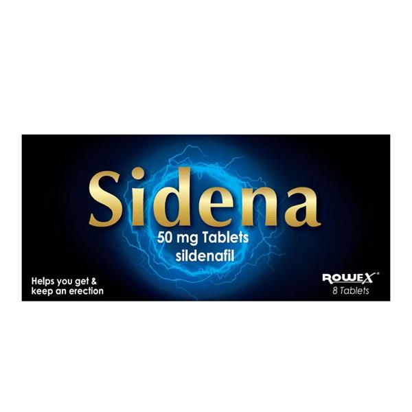 Sidena (Sildenafil) 50mg Tablets - 4/8 Pack