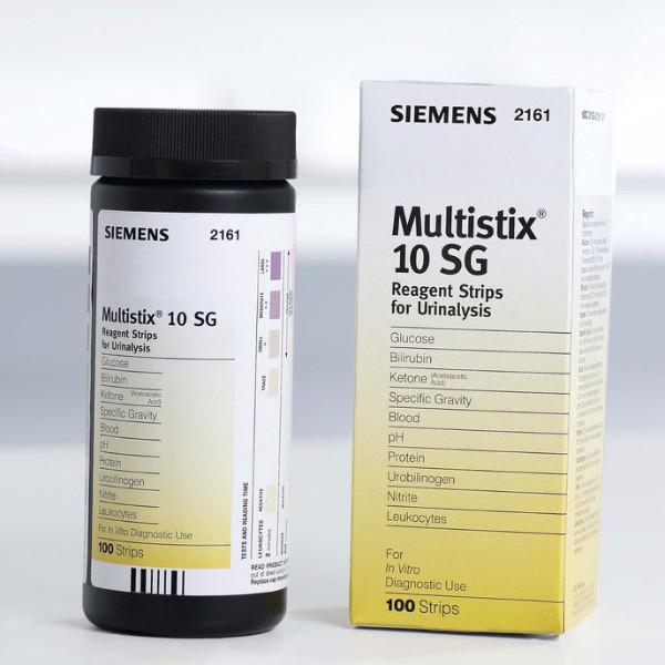 Multistix 10SG Reagent Strips for Urinalysis - 100 Pack 2300