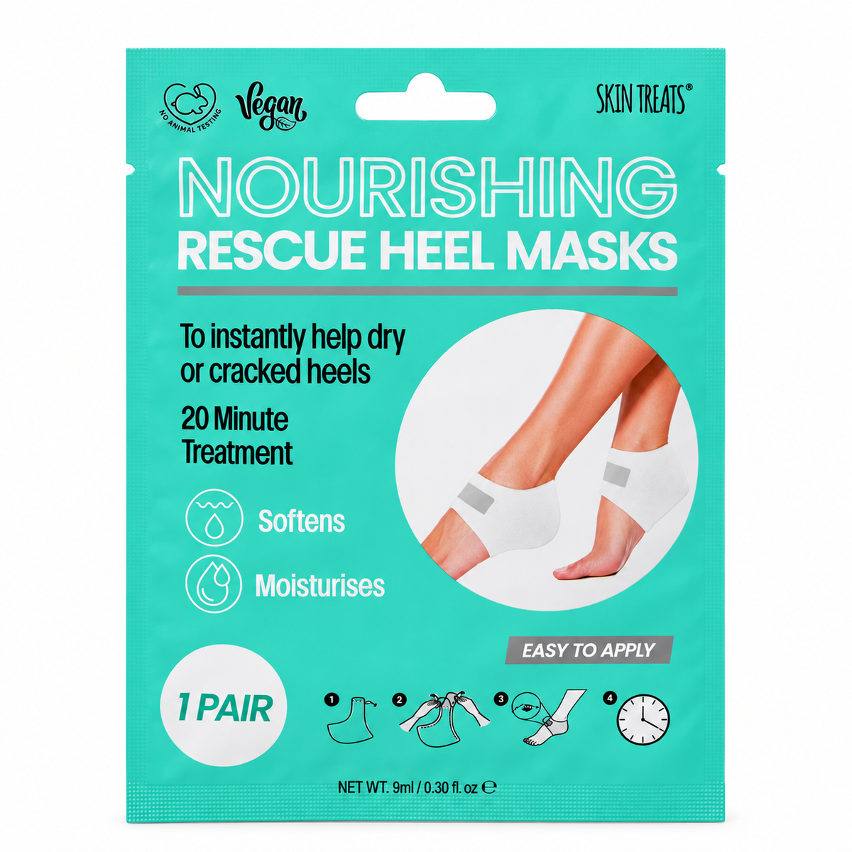 Skin Treats Nourishing Rescue Heel Masks – 1 Pair