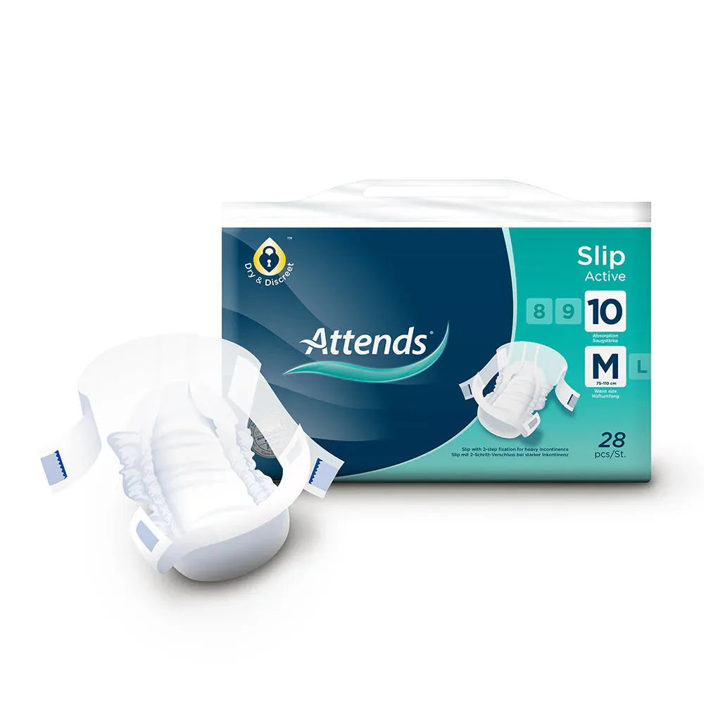 Attends Slip Active 10 - Medium 28 Pack