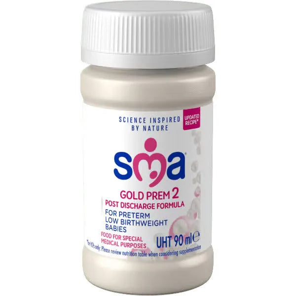 SMA Gold Prem 2 32x90ml + SMA Hygienic Teats (32 Teats)
