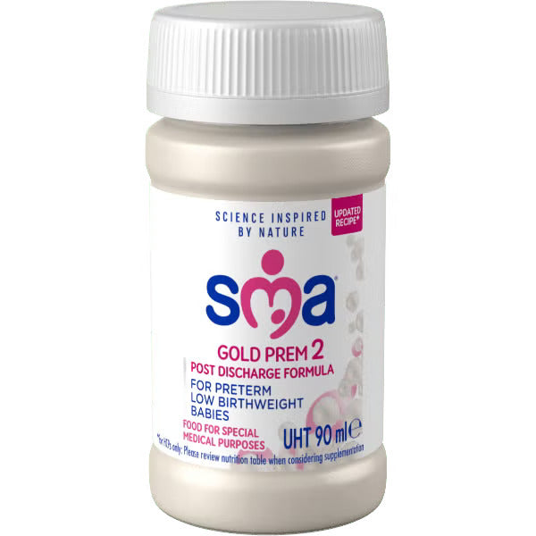 SMA Gold Prem 2 32x90ml + SMA Hygienic Teats (32 Teats)