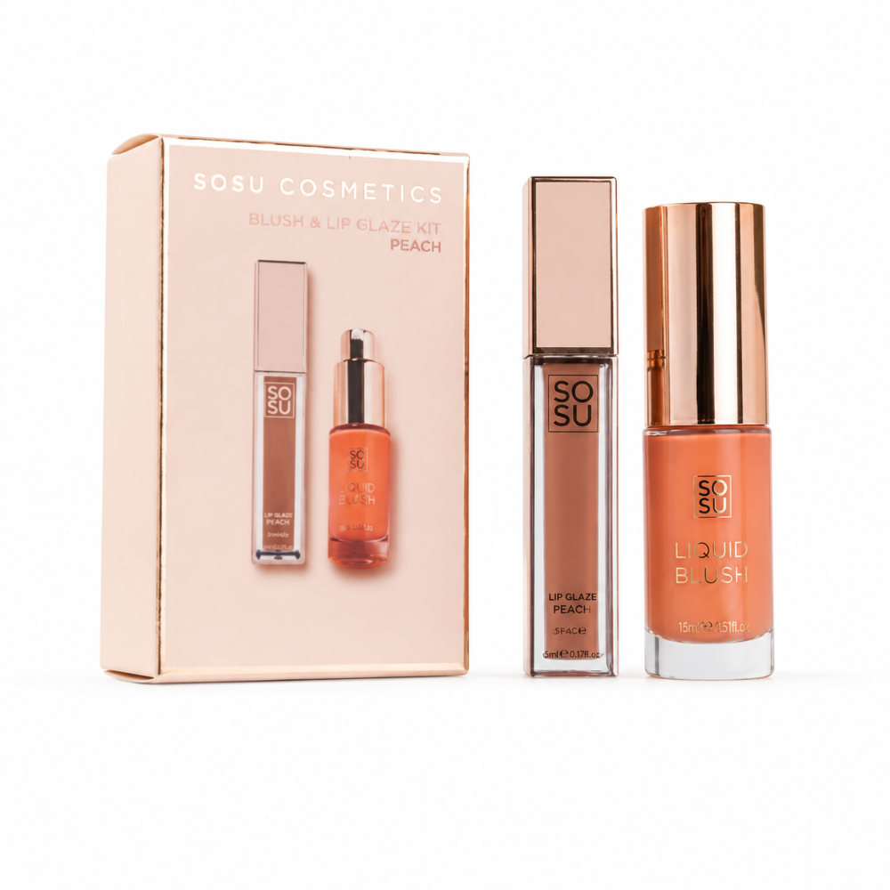 SoSu Blush & Lip Glaze Set - Peach