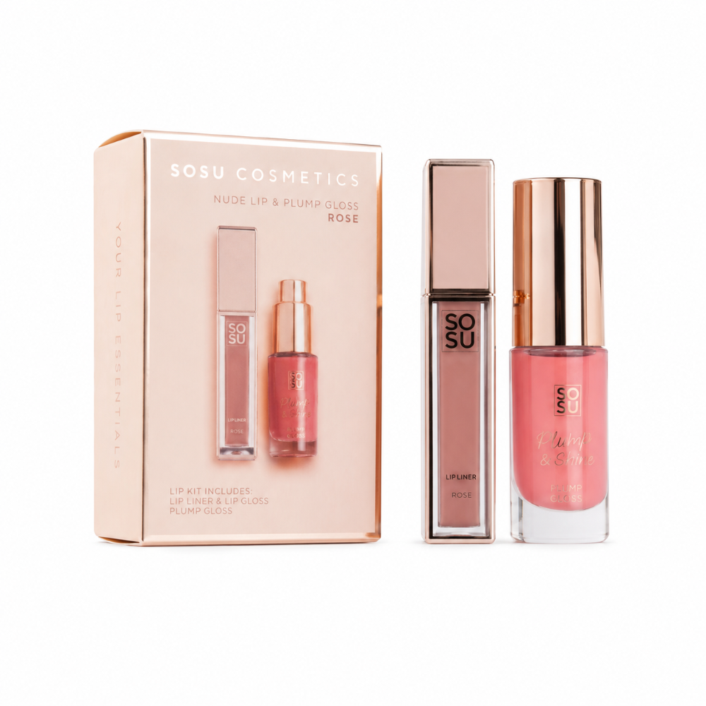 SoSu Blush & Lip Glaze Set - Rose