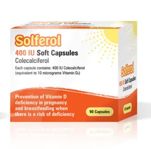 Solferol Softgel Caps 400IU - 90 Pack