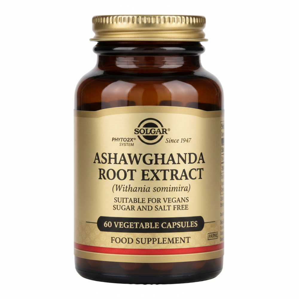 Solgar Ashwagandha Root Extract - 60 Capsules.