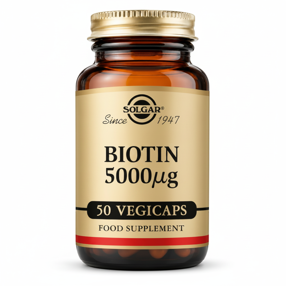 Solgar Biotin 5000µg - 50 Capsules
