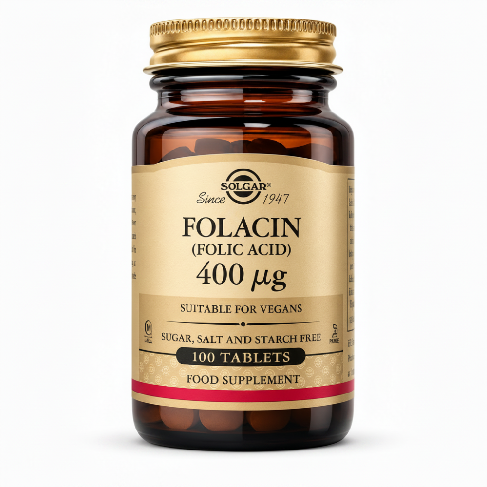 Solgar Folacin (Folic Acid) 400iu - 100 Tablets