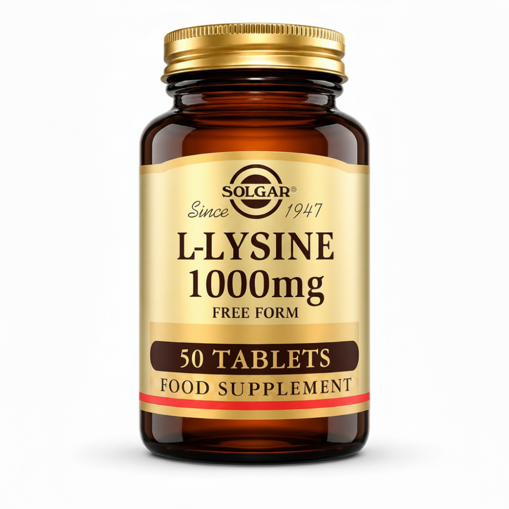 Solgar L-Lysine 1000mg - 50 Tablets