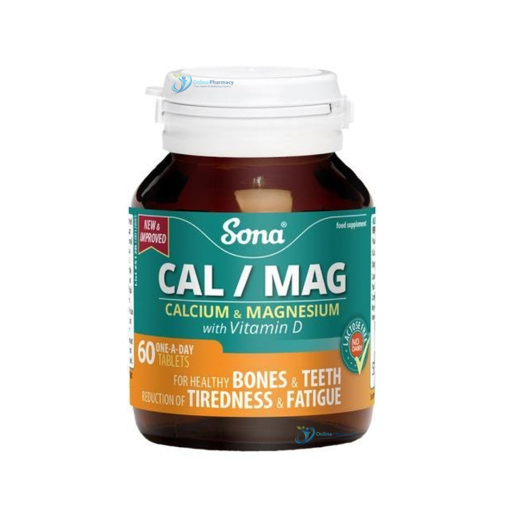 Sona Cal/Mag With Vit D Tablets - 60 Pack