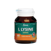 Sona L-Lysine 500mg Tablets - 60 Pack