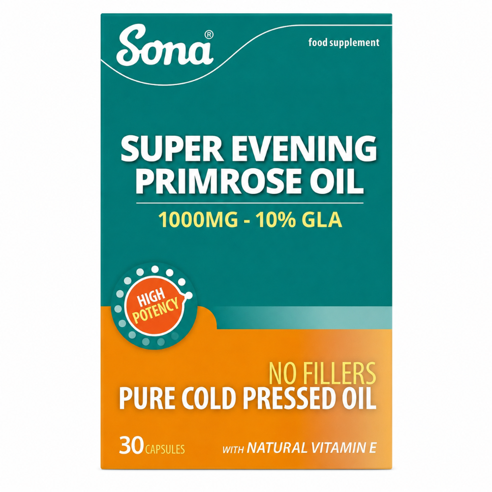 Sona Evening Primrose Oil 1000mg - 30 Pack