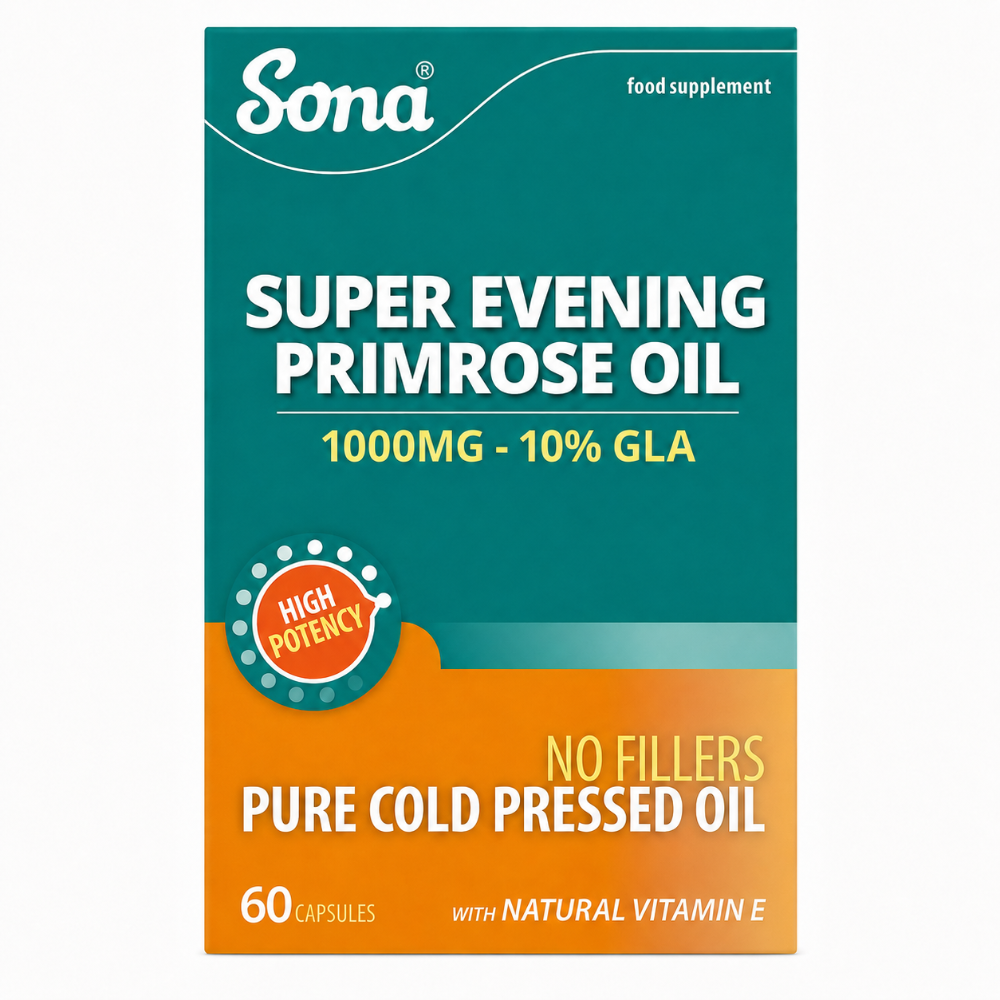 Sona Evening Primrose Oil 1000mg - 60 Pack