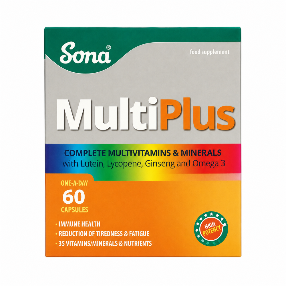 Sona MultiPlus One A Day Multivitamin Capsules - 60 Pack