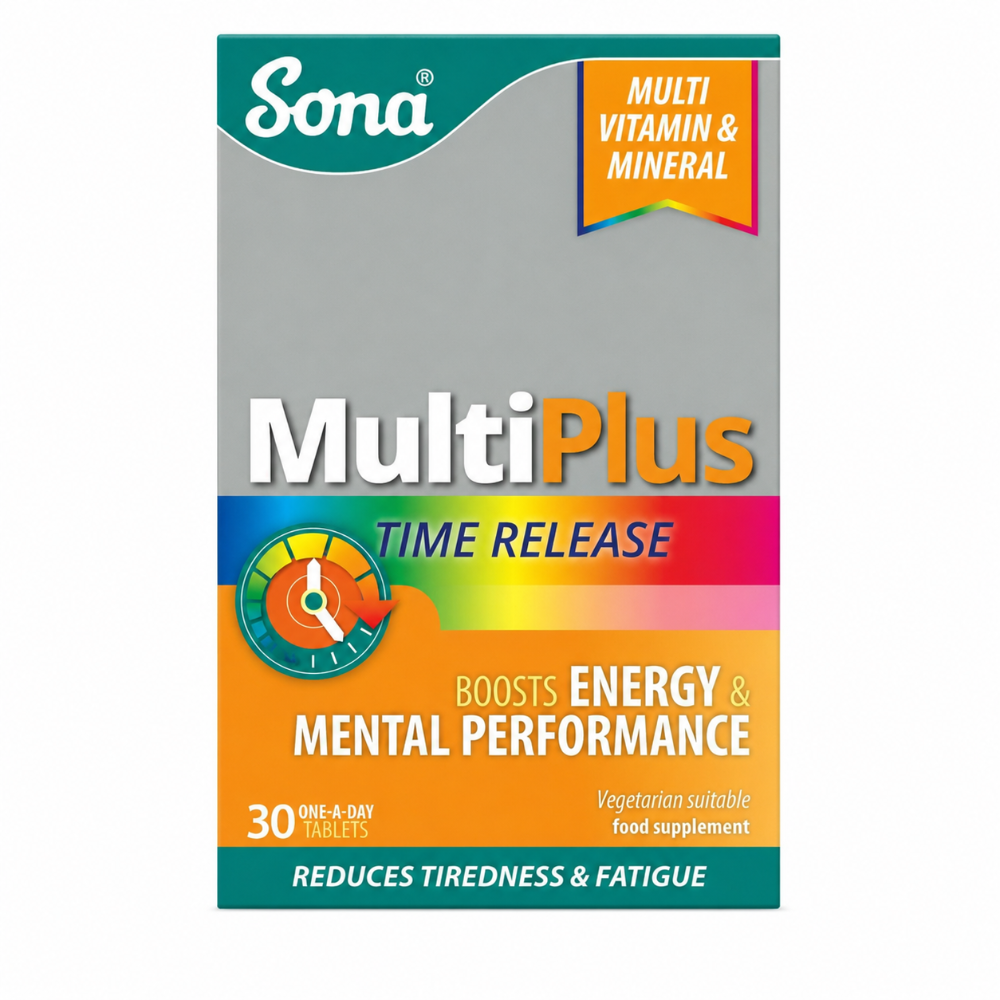 Sona MultiPlus One A Day Time Release Multivitamin Tablets - 30 Pack