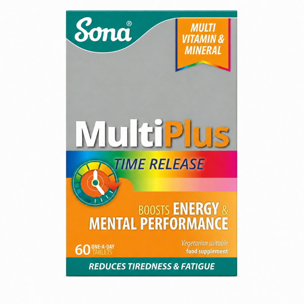 Sona MultiPlus One A Day Time Release Multivitamin Tablets - 60 Pack