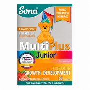 Sona Multiplus Junior Chewable Tablets - 60 Pack (Expiry 31/10/26)