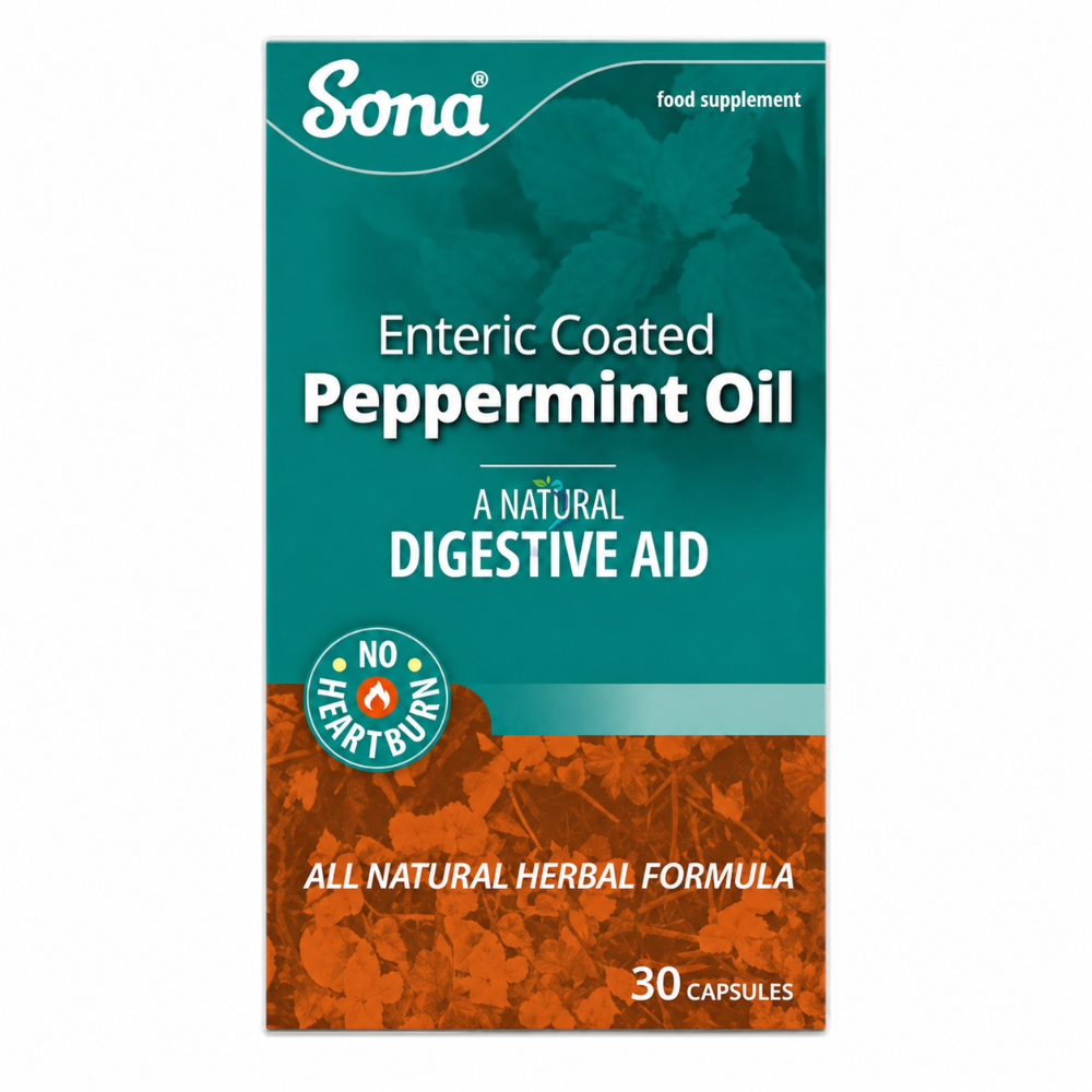 Sona Peppermint Oil Capsules - 30 Pack