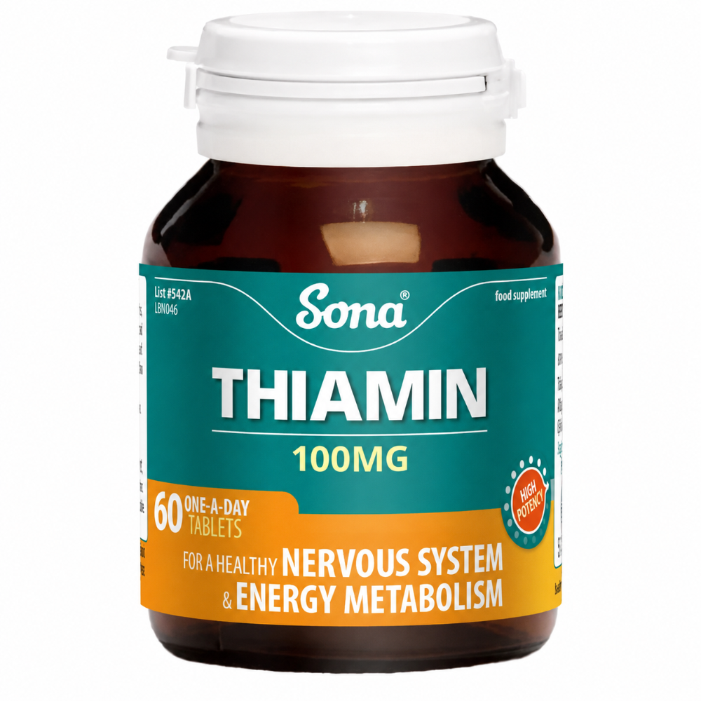 Sona Thiamine 100mg (Vitamin B1) - 60 Tablets