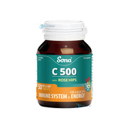 Sona Vitamin C 500 With Rose Hips - 50 / 125 Pack