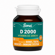 Sona Vitamin D2000 Capsules - 30 Pack